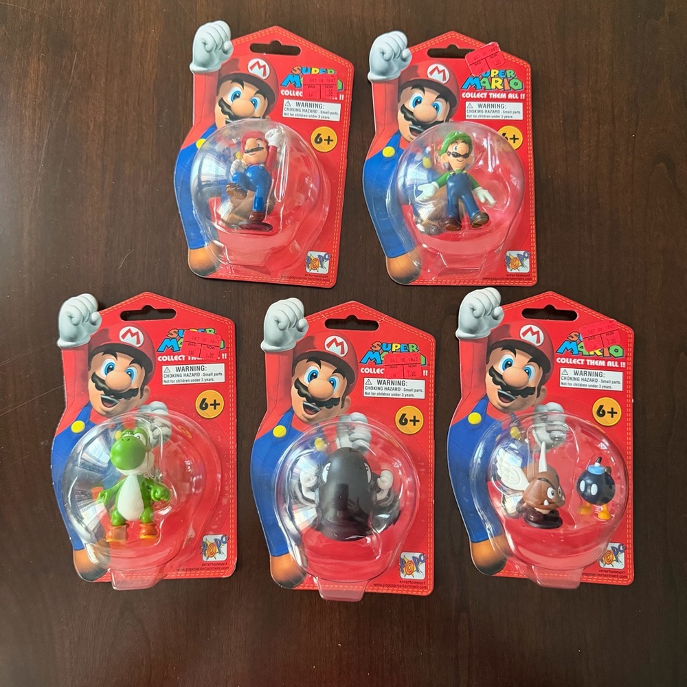 Nintendo Super Mario Mini Figure Collection Series 1 New In Box - COMPLETE SET